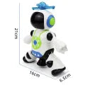 Decos Electronic Dancing Space Robot Toy for Kids, Flashing Lights, 360° Rotation, Smart Dancing Astronaut with Music, Spinning, and Lighting Patterns.