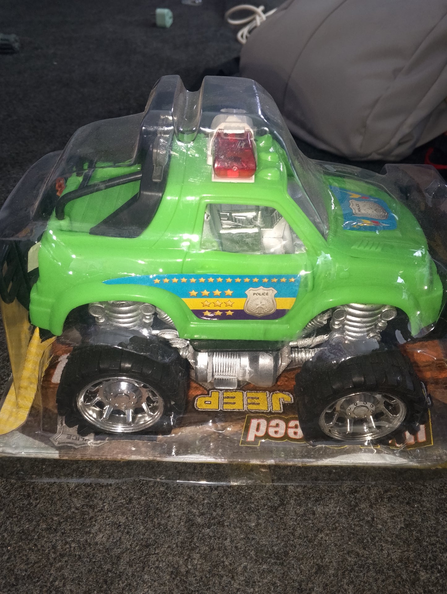 Force Super Kids Playing Jeep Friction Movement Car Big 10 Inch Long Nice Gift