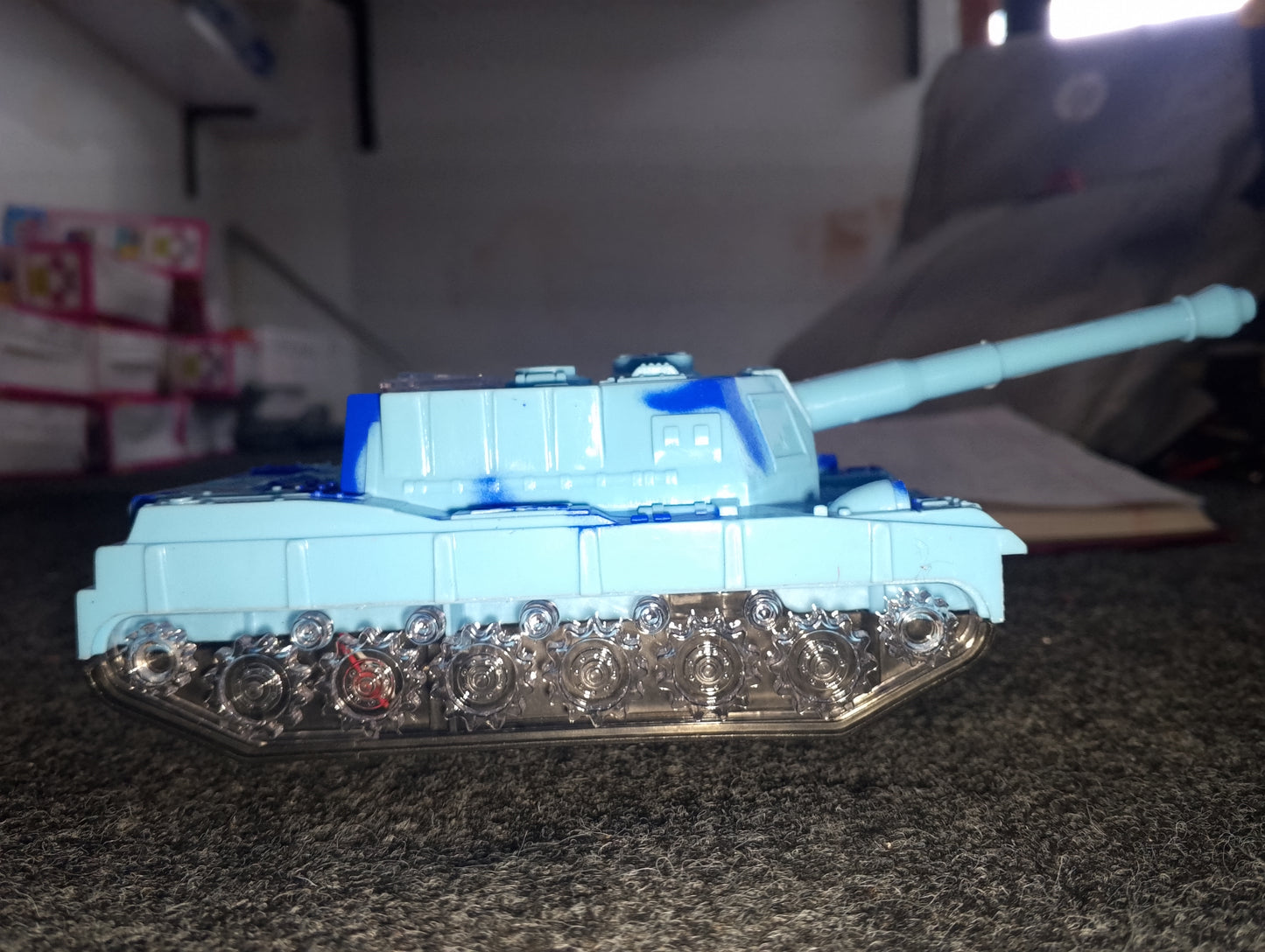 Military Tank Plastic Light and Sound Toy for Kids