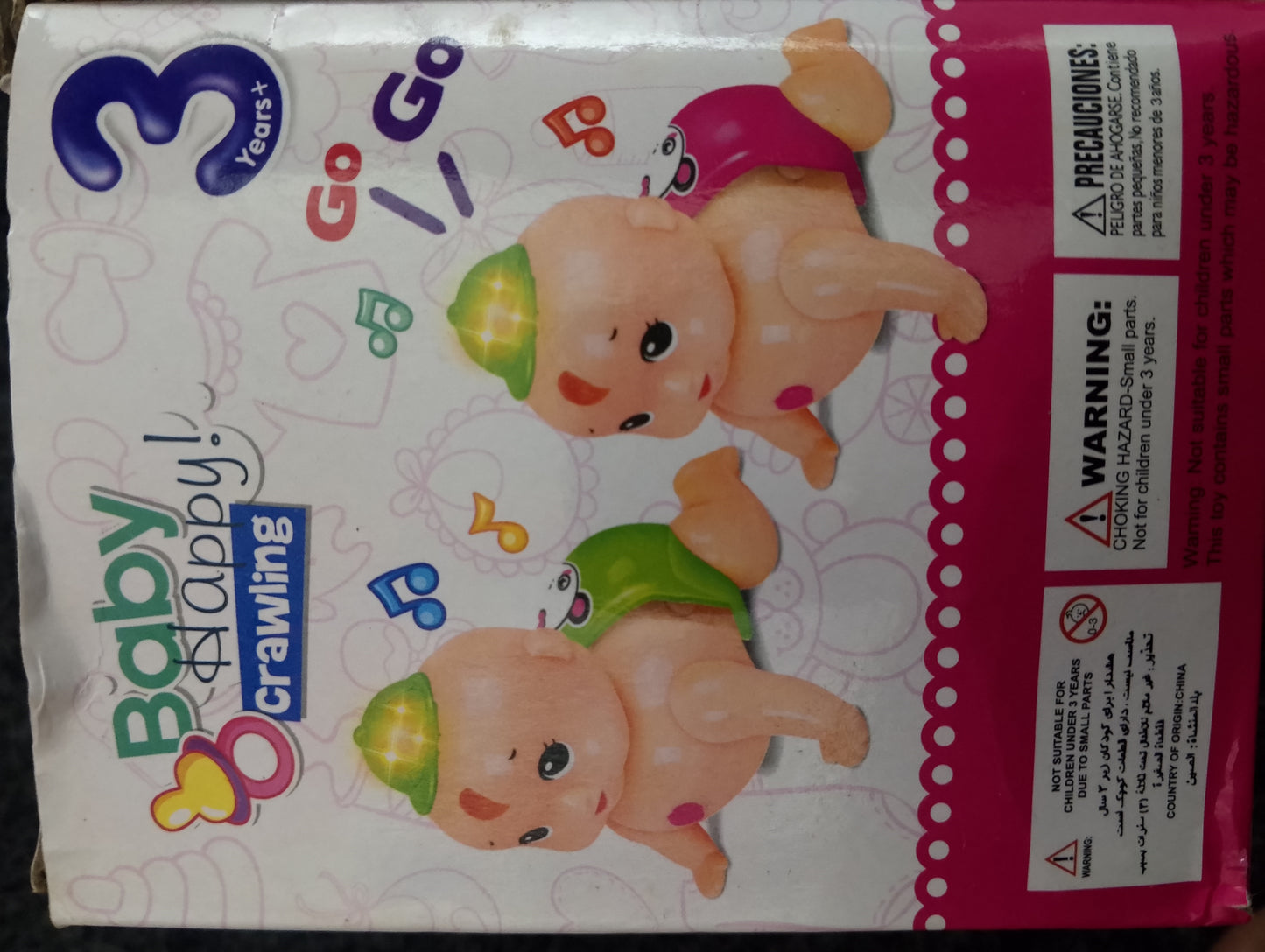 Adorable Crawling Baby Toy With Music & Lights