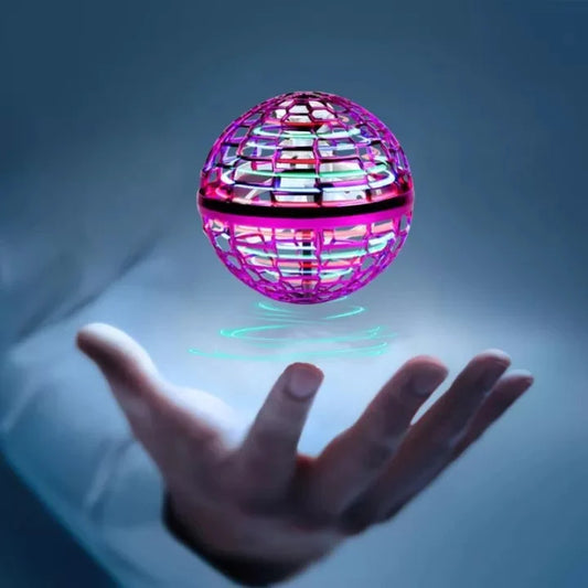 Flying Spinner Fidget Toy For Kids- Flying Ball Toy- Mini UFO Fidget Spinner with Lights- Original Mini UfO Spinner Toy With Lights- Best Gift For Kids